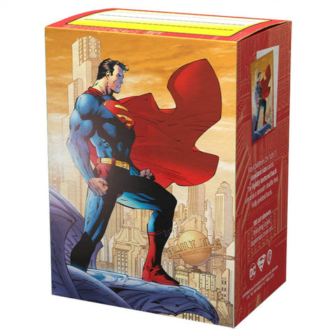 Dragon Shield: Art Brushed Superman V2 Sleeves - Box of 100