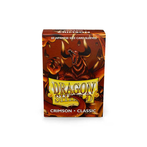 Dragon Shield: Matte Crimson Japanese Sleeves - Box of 60