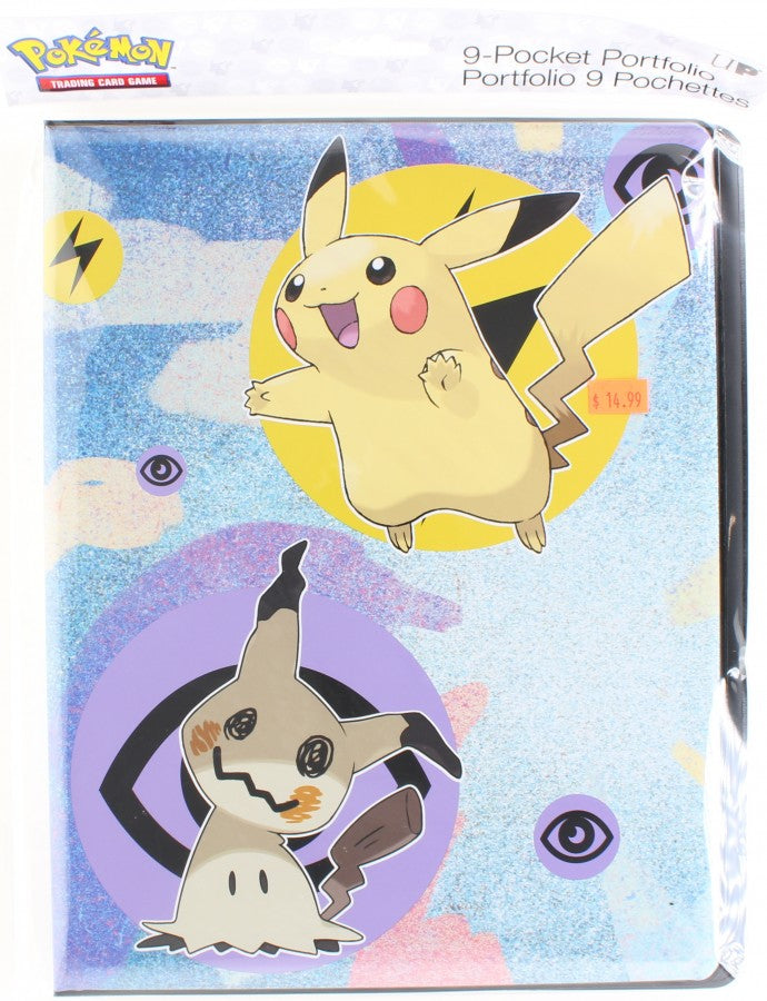 Pikachu and Mimikyu 9-Pocket Trading Card Game Binder
