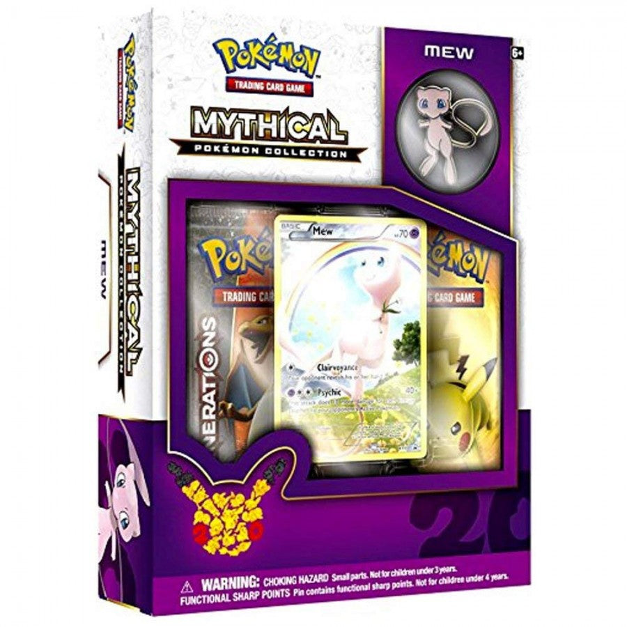 Mew - Mythical Pokemon Collection Box Pin – Gators Games and Hobby LLC