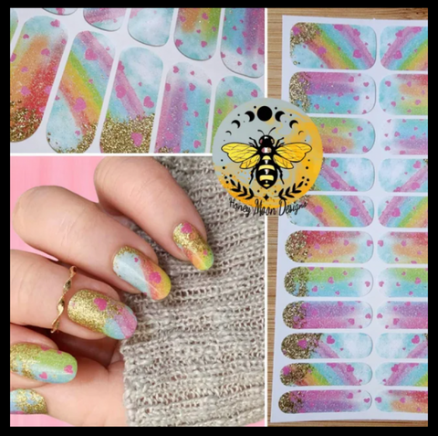 Lucky in Love Nail Strips
