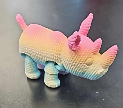 Articulating Dragon - Quilted Rhino
