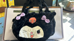 Stuffed Black Kuromi Backpack