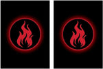 Legion: Standard Flame Symbol Sleeves - 50ct