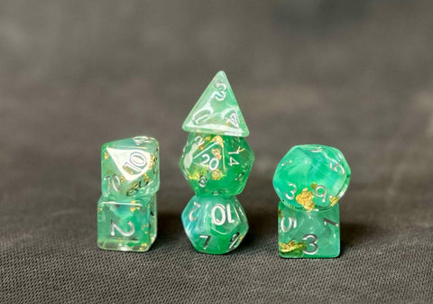 Light Green and Blue Mist - Particles Dice