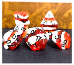 Red/White Layer Dice Set