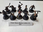 [PRE OWNED] Chaos Space Marine Cultists (10)