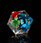 Sharp Resin Flower D20