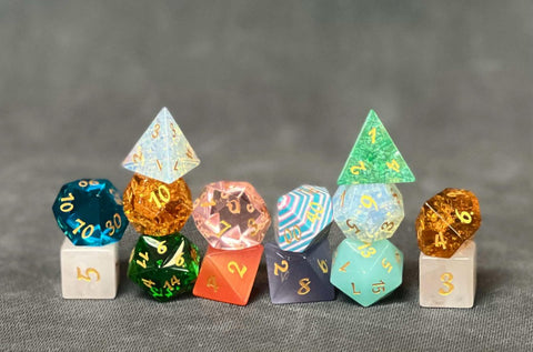 Mystery Stone 7 Piece RPG Dice Set