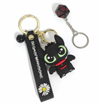 Toothless D20 Keychain