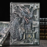 Embossment Dragon Hardcover Leather Small Notebook