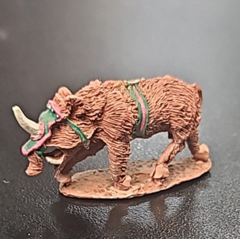 Painted Metal Boar