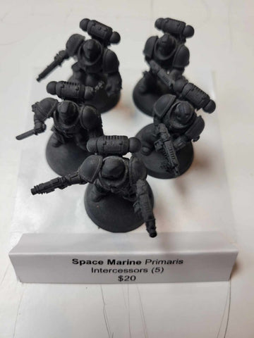 [PRE OWNED] Space Marine Primaris Intercessors (5)