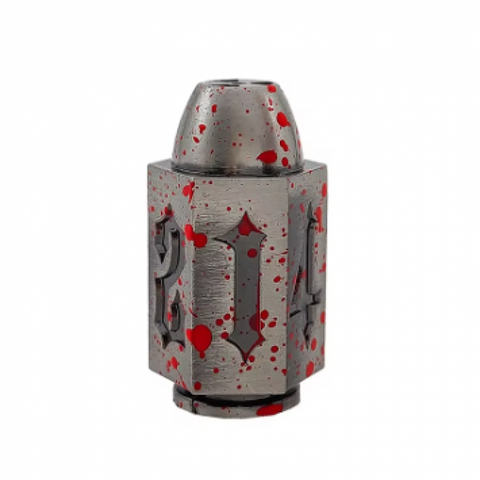 Blood Splatter Metal Bullet d6