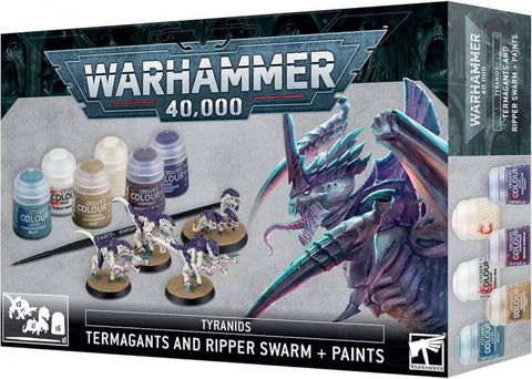 Tyranids: Termagants and Ripper Swarm +Paints