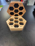 Wood Hexagon Dice Box