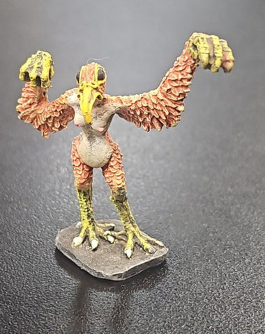 Painted Metal Bird Demon