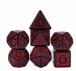 Cryptic Knots: Dried Blood RPG Dice Set