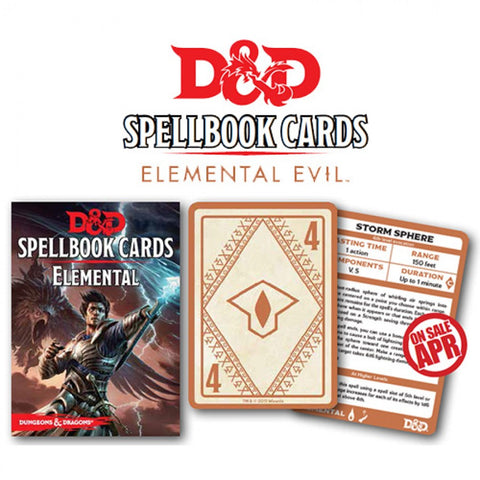 Dungeons And Dragons: Elemental Spell Deck (43 Cards)
