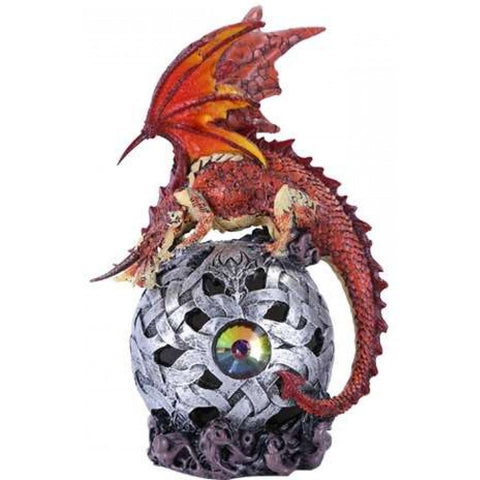 Red Dragon on LED Celtic Ball