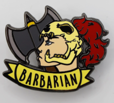 Banner Class Pin - Barbarian