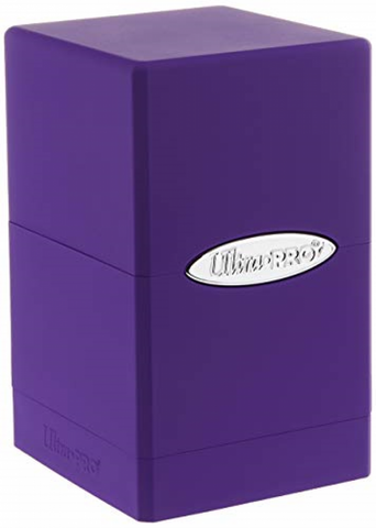 Purple Ultra Pro Satin Tower Deck Box