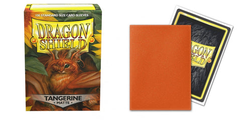 Dragon Shield: Matte Tangerine Sleeves - Box of 100