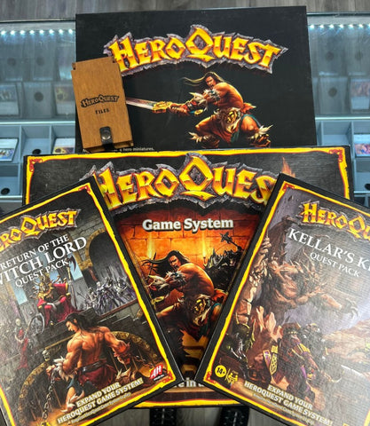 [PRE OWNED - Very Good] Hero Quest + 4 expansions (#9BD)