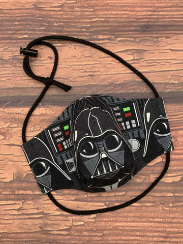 Vader Fitted Mask - Adult Large