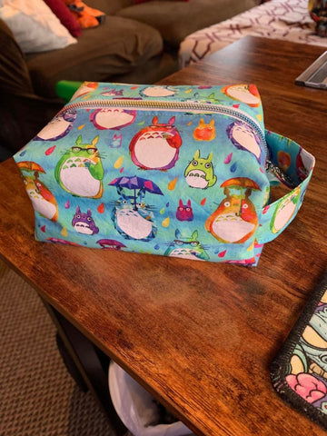 Totoro Dyed Zipper Bag