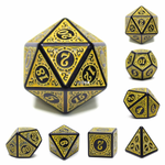 Magic Flame: Yellow RPG Dice Set