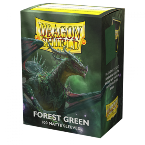 Dragon Shield: Matte Forest Green Sleeves - Box of 100