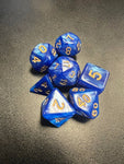 Dark Blue Pearl Dice