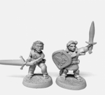 Halfling Fighter and Barbarian