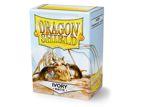 Dragon Shield: Matte Ivory Sleeves - Box of 100