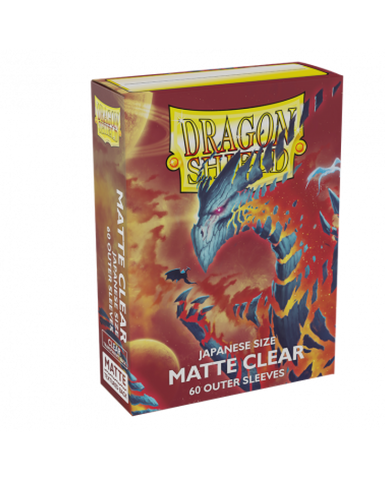 Dragon Shield: Matte Clear OUTER Japanese Sleeves - Box of 60