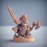 Mina, The Barbarian (Gnome)-28mm