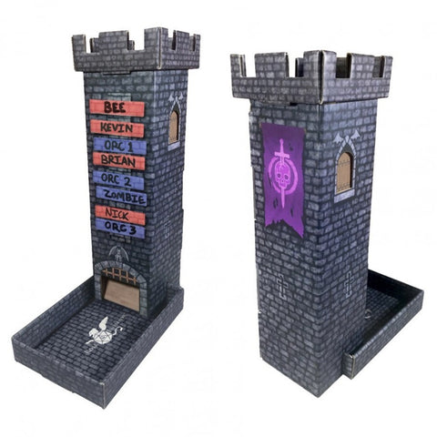 Dark Castle Keep - Dice Tower and Turn Tracker