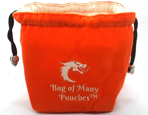 Old School Dice: Bag of Many Pouches - Orange