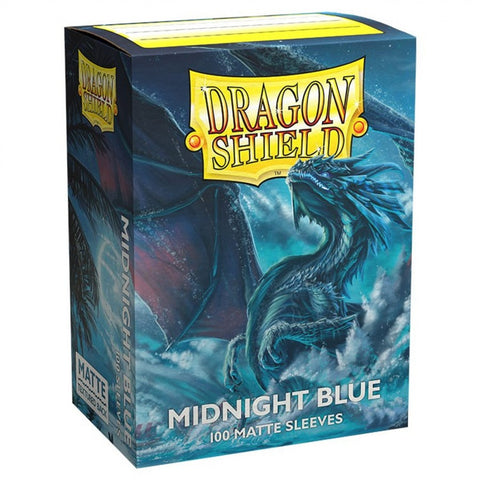 Dragon Shield: Matte Midnight Blue Sleeves - Box of 100