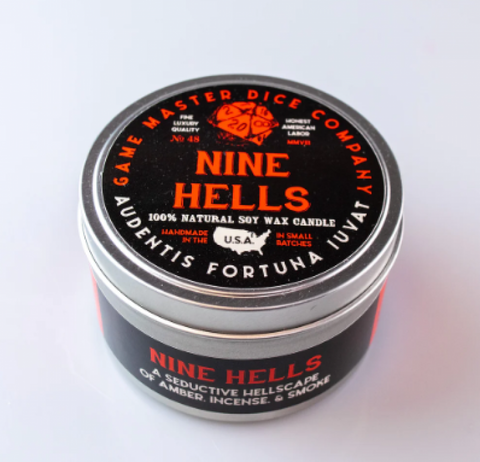 Nine Hells Gaming Candle