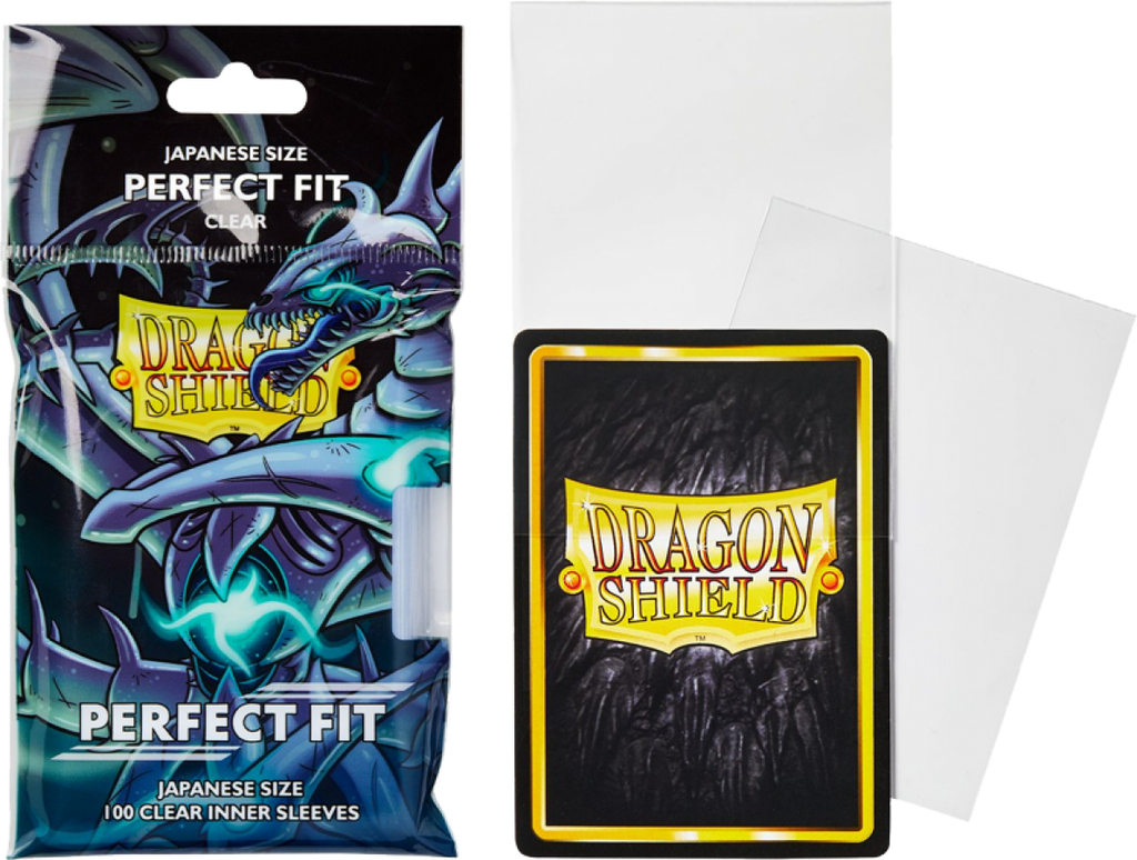 Dragon Shield: Inner Sleeves - Japanese Size Perfect Fit Clear 100ct –  Gators Games and Hobby LLC