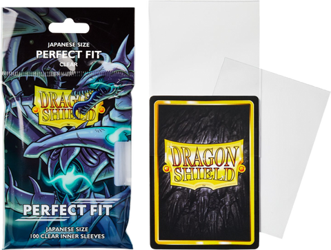 Dragon Shield: Inner Sleeves - Japanese Size Perfect Fit Clear 100ct