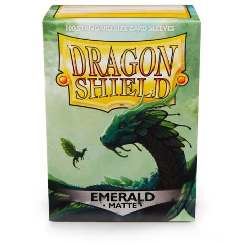 Dragon Shield: Matte Emerald Sleeves - Box of 100