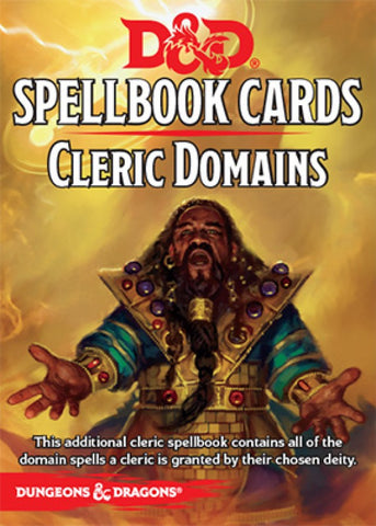 Dungeons and Dragons 5th Edition RPG: Spellbook Cards - Cleric Domains