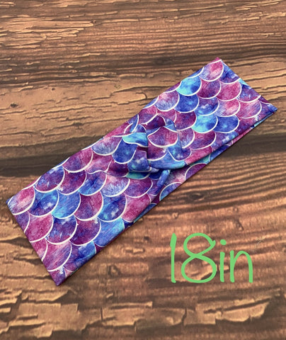 Purple Scales Headband 18in