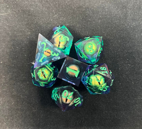 Cat Eyes RPG Dice Set