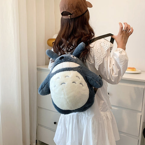 Stuffed Totoro Backpack