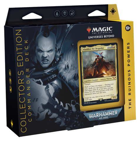 Universes Beyond: Warhammer 40,000 - The Ruinous Powers Commander Deck (Collector's Edition)