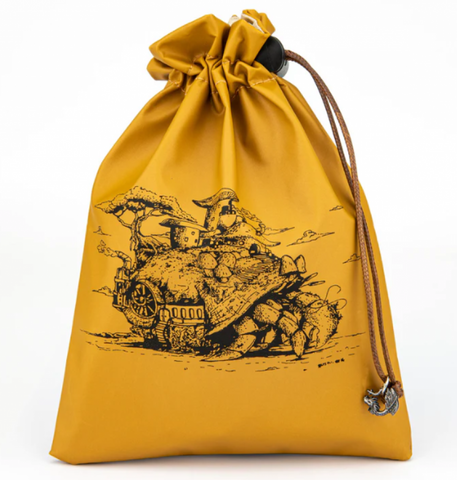Fine Arts Leather Dice Bag - Brown-Hermit Crab